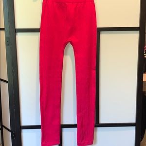 Hot Pink Girls Leggings L/XL (12/16)
